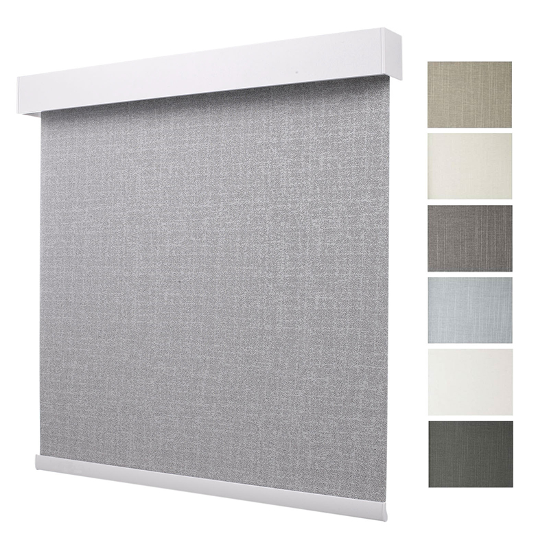 roller blinds with square top cover