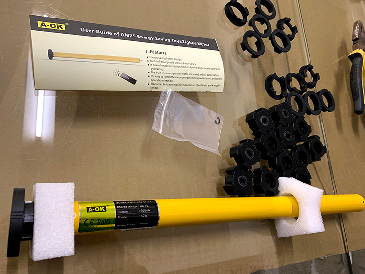 aok am25 battery motor