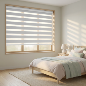 custom size electric zebra blinds