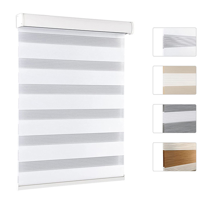 customized motorized zebra blinds