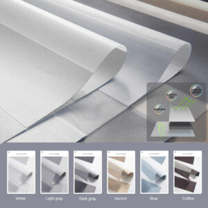 semi blackout zebra blind fabrics