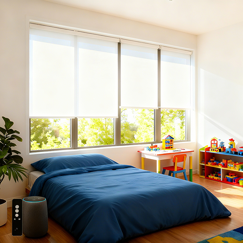 roller blinds with square top cover