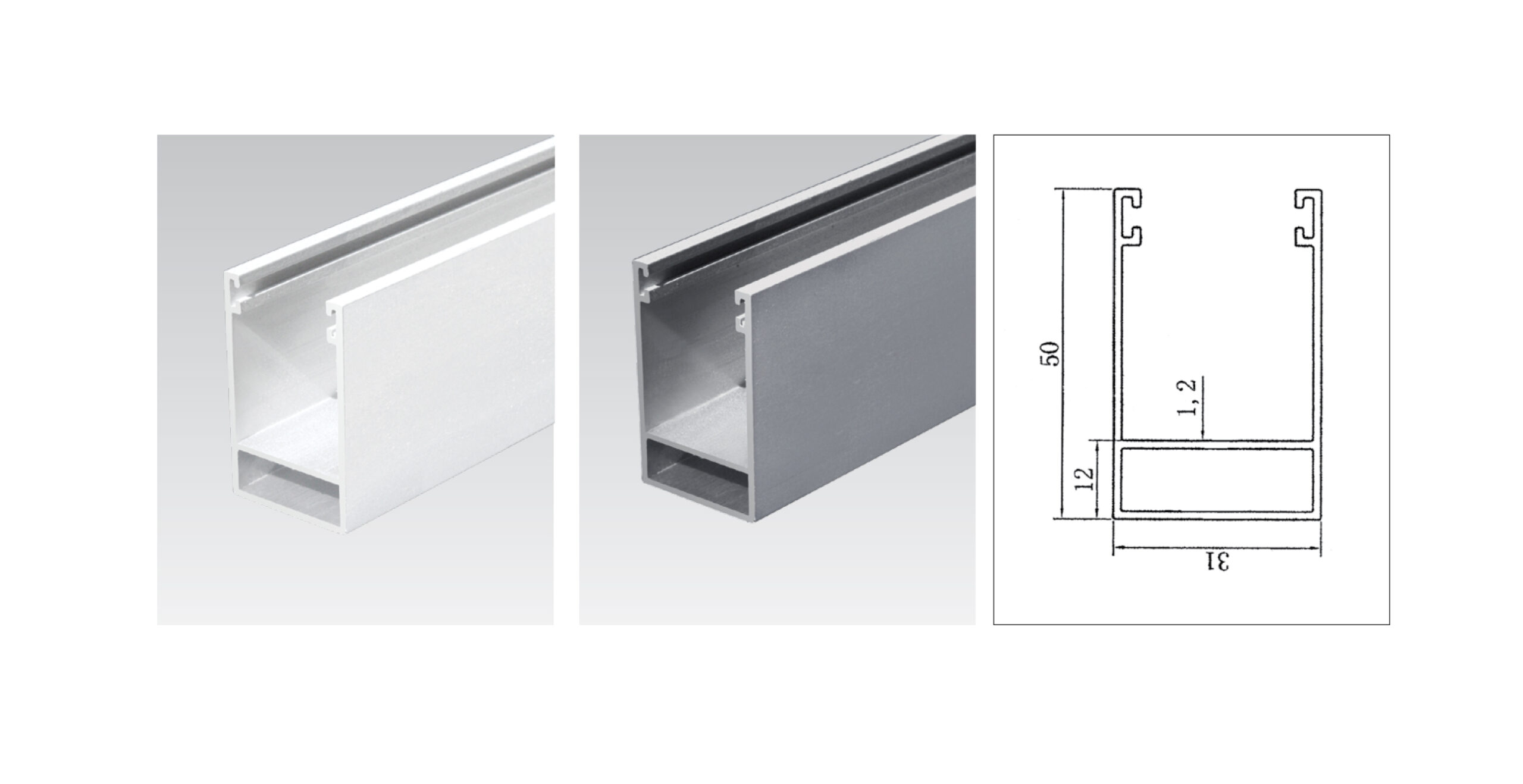 roller blind side track