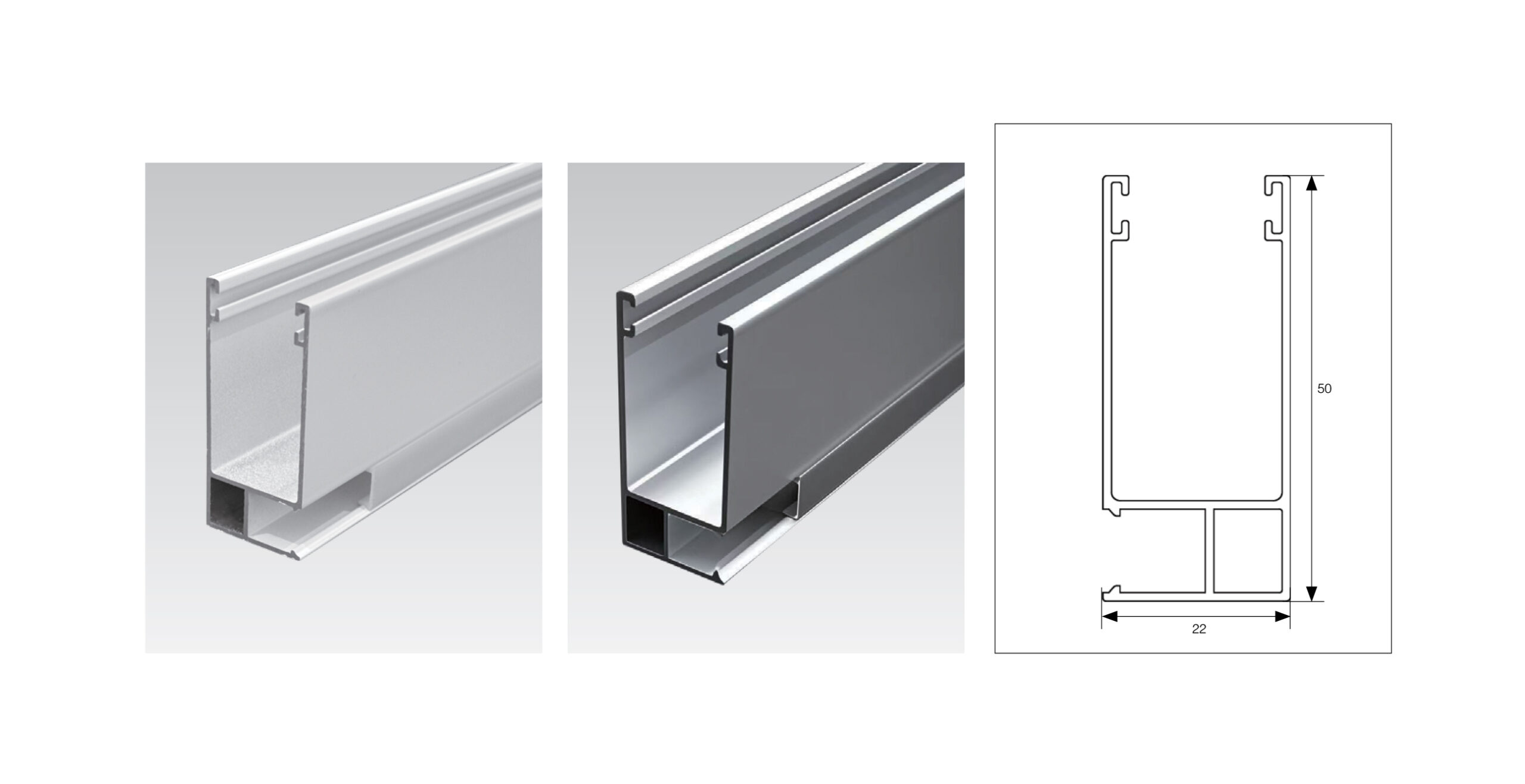 roller blind side track
